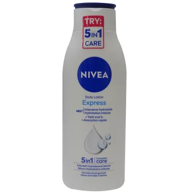 Nivea body milk 250 ml. Hydrating express normal & dry skin 5 in 1.