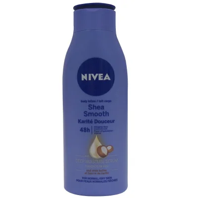 Nivea body milk 400 ml. Smooth shea butter dry skin.