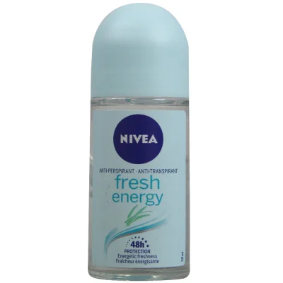 Nivea deodorant roll-on 50 ml. Fresh energy.