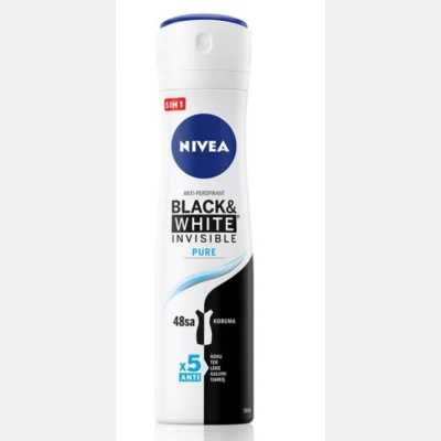 Nivea Deodorant B&W Pure Spray 150 ml