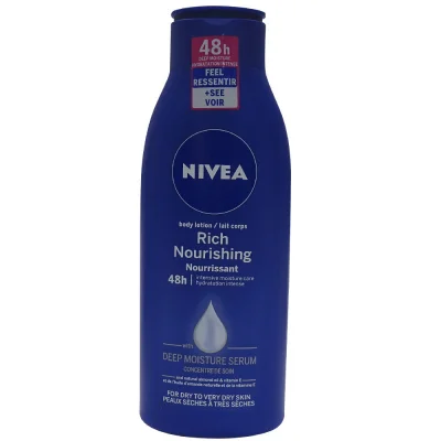 Nivea body milk 400 ml. Nutritive very dry skin.