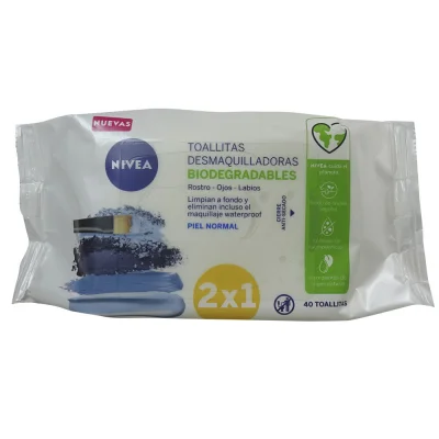 Nivea makeup remover cleansing wipes 40 u. Normal skin.