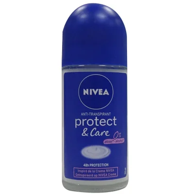 Nivea deodorant roll-on 50 ml. Protect & care.