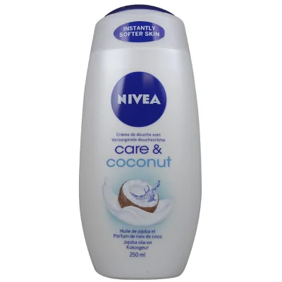 Nivea shower gel 250 ml. Creme coconut & jojoba oil.
