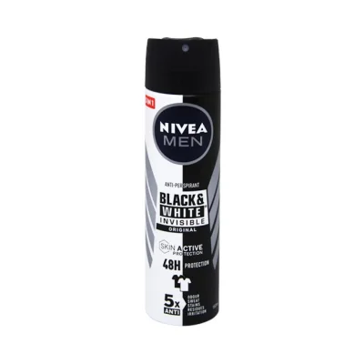 NIVEA Men deodorant 150ml invisible for black & white 72h Original