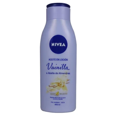 Nivea oil in lotion 400 ml. Vanilla & almond oil.