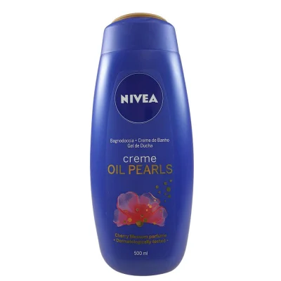 Nivea shower gel 500 ml. Creme oil pearls & cherry blossom perfume.