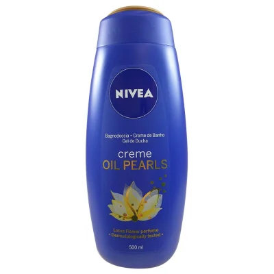 Nivea shower gel 500 ml. Creme oil pearls & lotus flower perfume.