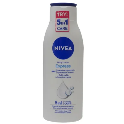 Nivea body milk 400 ml. Hydrating express normal & dry skin 5 in 1.