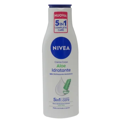 Nivea body milk 250 ml. Hydrating with aloe vera 5 in 1.