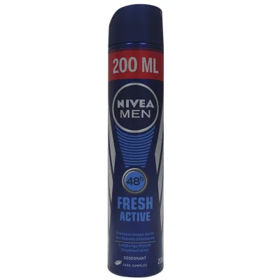 Nivea deodorant spray 200 ml. Men Fresh Active.