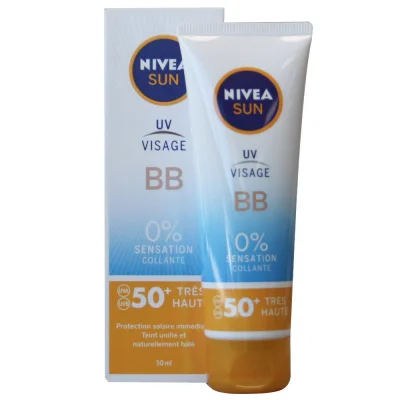 Nivea Sun cream 50 ml. Protection 50 BB cream.