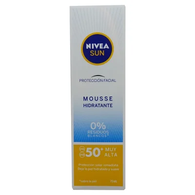 Nivea Sun mousse solar 75 ml. Protection 50.