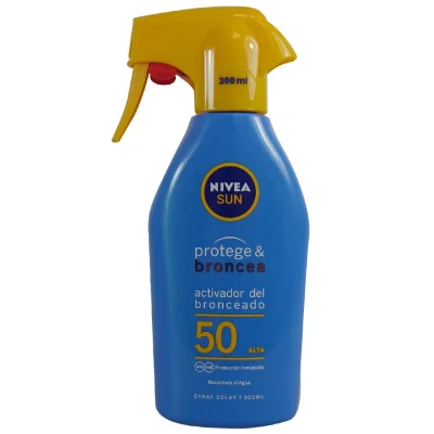 Nivea Sun solar milk 300 ml. Protection 50 protect & moisturize.
