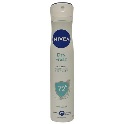 Nivea deodorant spray 200 ml. Women dry fresh.