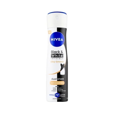 NIVEA deodorant for women 150ml invisible for black & white 72h silky smooth