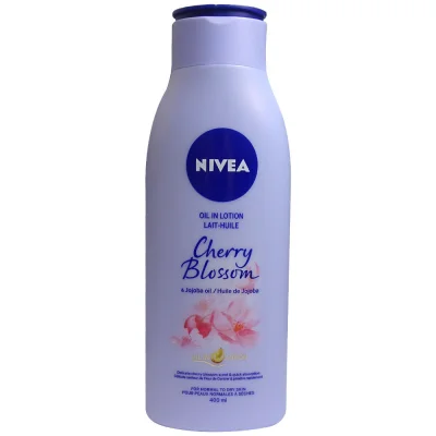Nivea oil in lotion 400 ml. Cherry blossom & Jojoba oil.