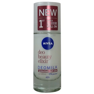 Nivea deodorant roll-on 40 ml. Beauty elixir deomilk sensitive.
