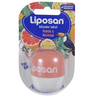 Liposan lipstick 7 gr. Pop-Ball Grapefruit & Passion Fruit.