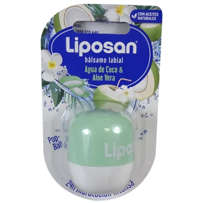 Liposan lipstick 7 gr. Pop-Ball coconut wather & aloe vera.