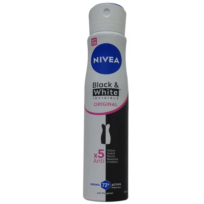Nivea deodorant spray 250 ml. Black & white invisible original.