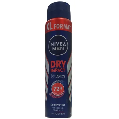 Nivea deodorant spray 250 ml. Men dry impact.