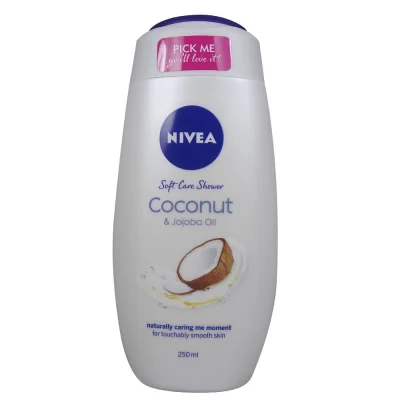 Nivea shower gel 250 ml. Creme coconut & jojoba oil.