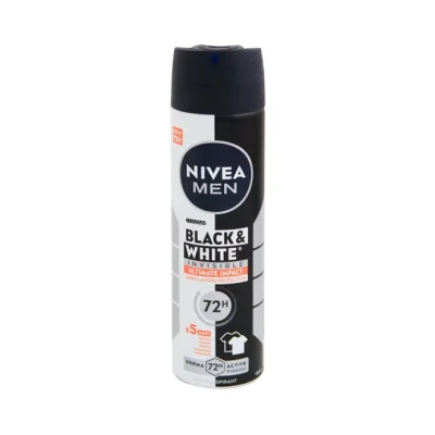 NIVEA Men deodorant 150ml invisible for black & white 72h Ulitimate Impact