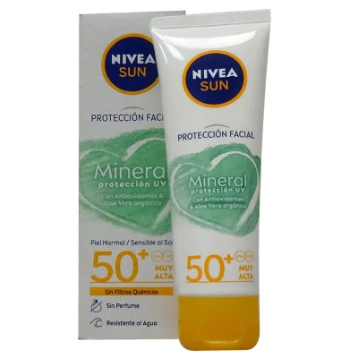 Nivea Sun cream 50 ml. Facial protection 50+.