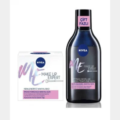 Nivea Me Moisturizing Make-up Base 50 Ml+Double-Based Make-Up Remover 400 Ml