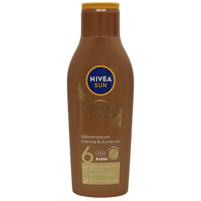 Nivea Sun tanning lotion200 ml. Protection 6 deep & long-lasting.