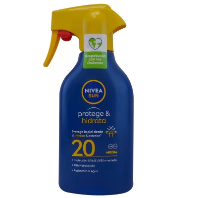 Nivea sun spray pistola 270 ml. Protege e hidrata protección 20.!