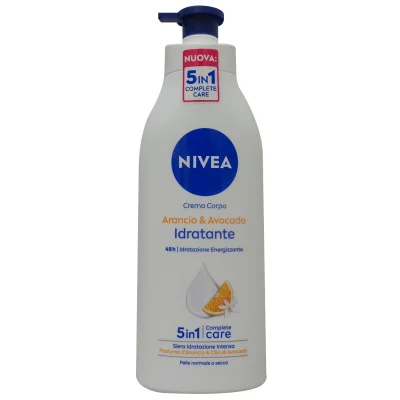 Nivea body milk 500 ml. Orange flower and avocado normal & dry skin 5 in 1.