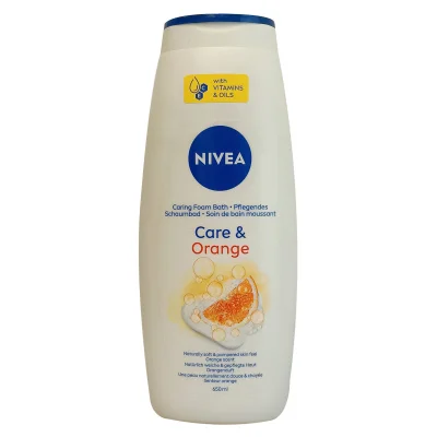 Nivea shower gel 650 ml. Orange & care.