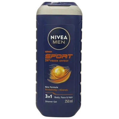 Nivea shower gel 250 ml. Men sport 3 in 1.