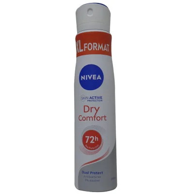 Nivea deodorant spray 250 ml. Dry comfort.