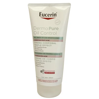 Eucerin dermopure 200 ml. Body cream triple effect.