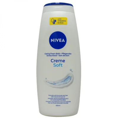 Nivea shower gel 650 ml. Creme soft.
