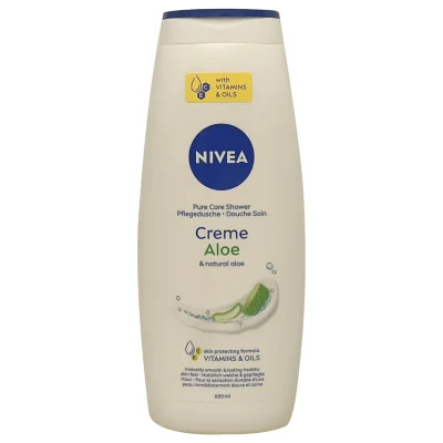 Nivea shower gel 650 ml. Creme Aloe vera.