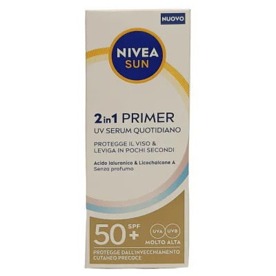 Nivea Sun solar serum 30 ml. Protection 50+ With Hyaluronic Acid.