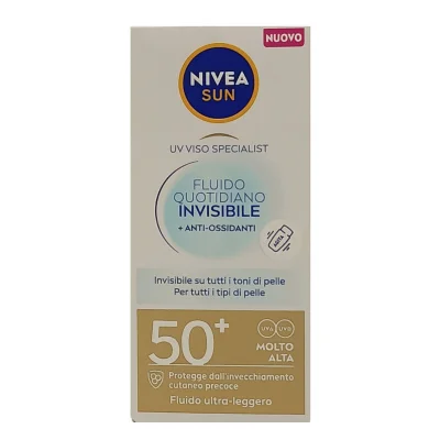 Nivea Sun solar cream 50 ml. Protección 50+ invisible antioxidant