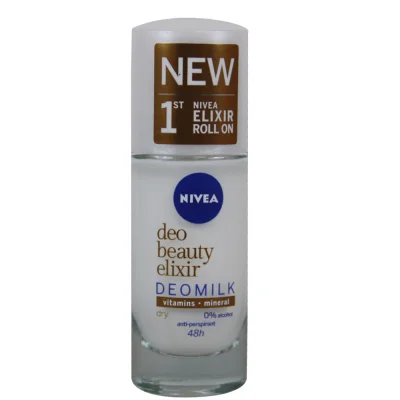 Nivea deodorant roll-on 40 ml. Beauty elixir deomilk dry.