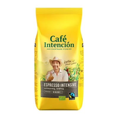 Café Intención Ecological Espresso Coffee Beans 1000g