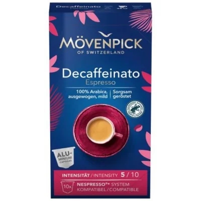 Mövenpick MOVENPICK 10CAPS. (55G) NESPRESSO ESPRESSO DECAFFEINATO /8