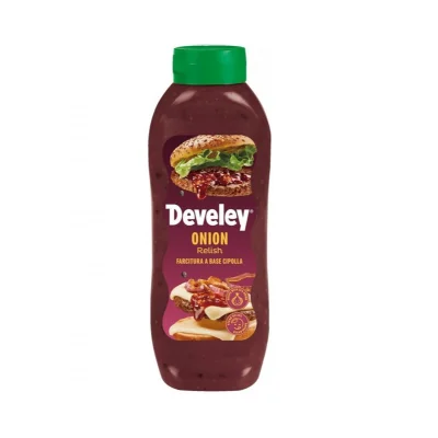 Develey Sauce 875ml Relish Onion Top Down