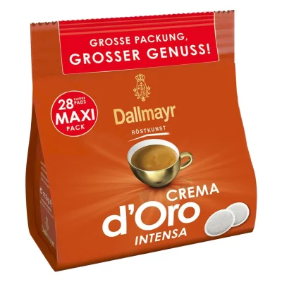 Dallmayr Crema D'Oro Intensa Coffee Pads 28 Count