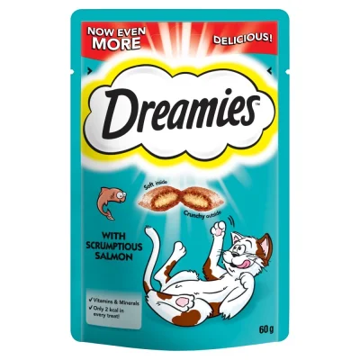 Dreamies Cat Treats Salmon 60g