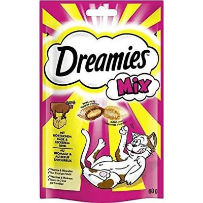 Dreamies Mix Cheese & Beef Cat Treats 60g