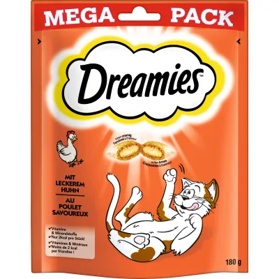 Dreamies Snacks Mega Pack mit Huhn