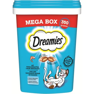 Dreamies Tub Salmon 350g